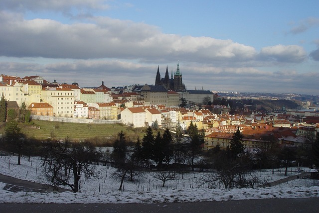 Praha v lednu